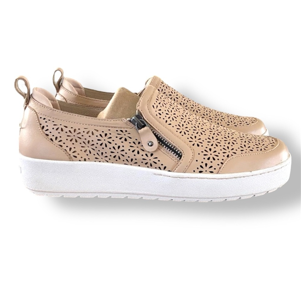 Jambu • Slip-On Shoes • Floral Cutout Design • 100% Leather • Festival Wear